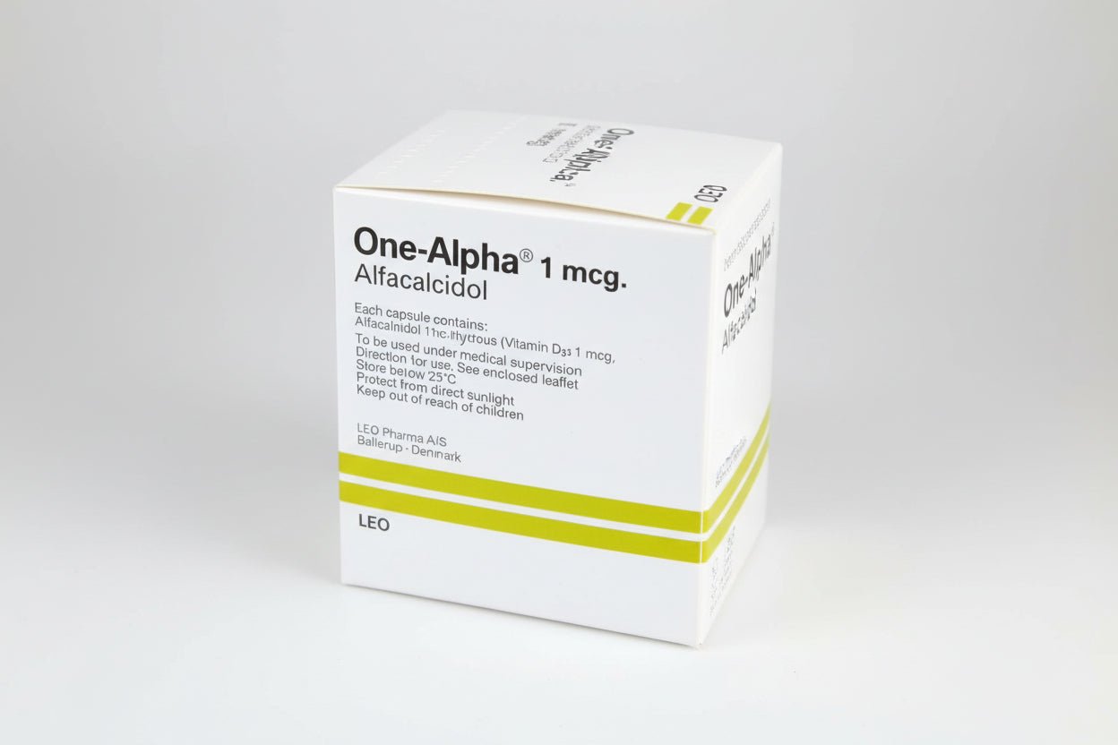 One Alpha 1 mcg alfacalcidol vitamin D analogue capsules 100