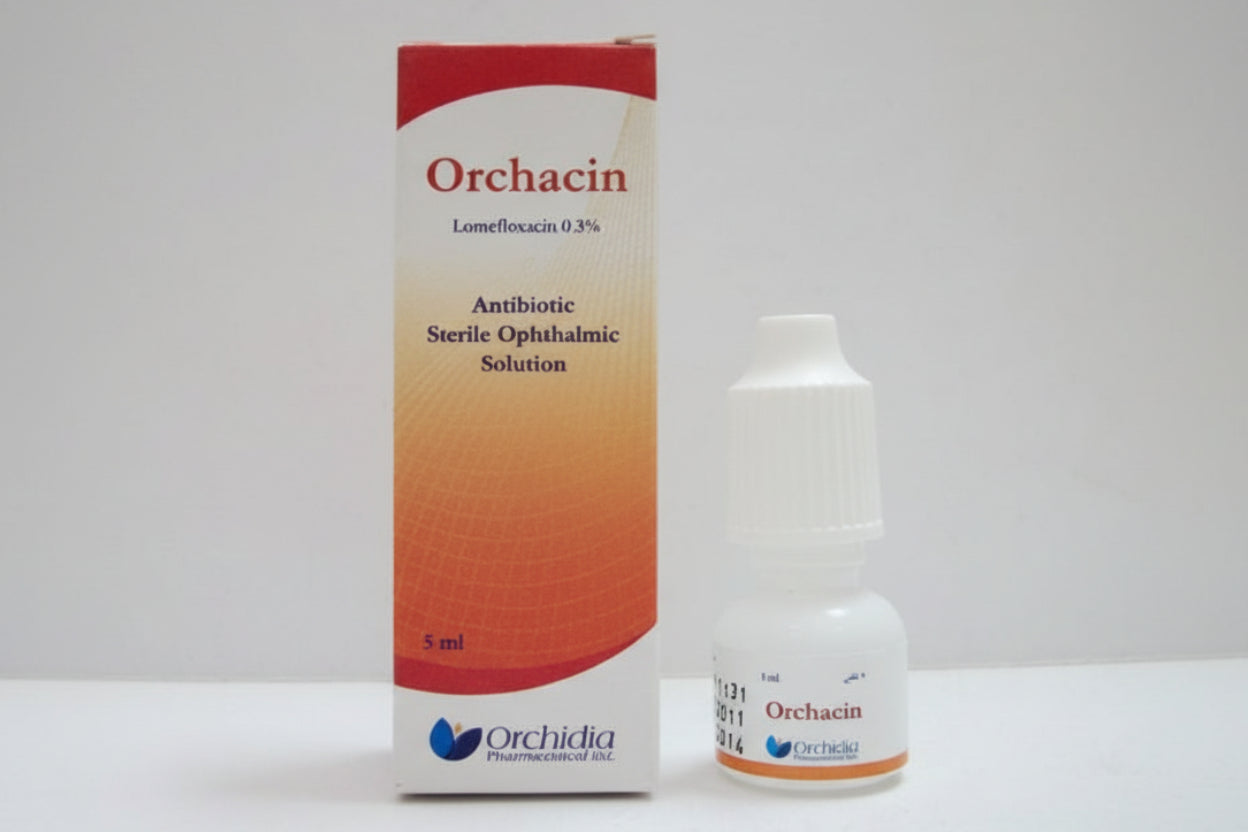 Orchacin® Eye Drops 5 ml– Lomefloxacin Ophthalmic Antibiotic