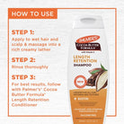 Palmer's Cocoa Butter Formula With Vitamin E Length Retention Shampoo 400ml strengthening shampoo for dry damaged hair Health Boutique