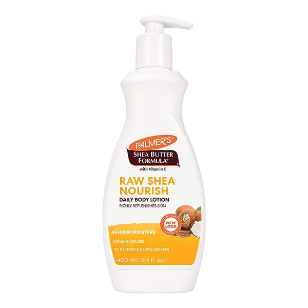 Palmer's Shea Butter Raw Shea Nourish Daily Body Lotion 400ml moisturizing body lotion for dry sensitive skin Health Boutique