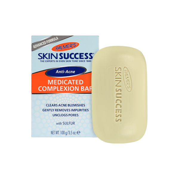 Palmer's Skin Success Anti-Acne Medicated Complexion Bar 100g facial cleansing bar for oily blemish-prone skin Health Boutique