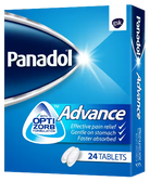 Panadol Advance fast absorbing paracetamol pain relief tablets-health Boutique Jordan