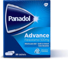Panadol Advance 96 Tablets fast absorbing paracetamol pain relief tablets-health Boutique Jordan