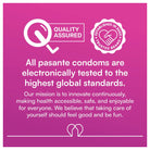 Pasante Intensity Ribbed and Dotted Condoms - 12 Pack Lubricated Latex