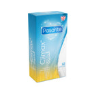 Pasante Climax Delay Condoms - 12 Pack Lubricated Latex Condoms with Benzocaine