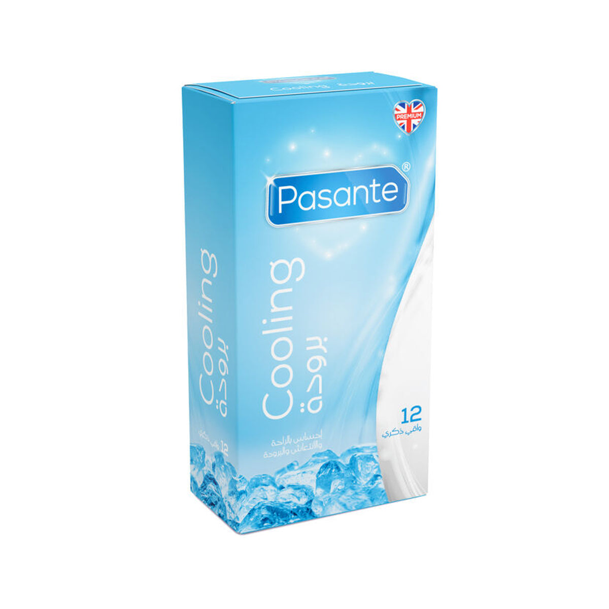 Pasante Cooling Sensations Lubricated Latex Condoms - 12 Pack