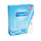 Pasante Cooling Effect Lubricated Latex Condoms - 3 Pack