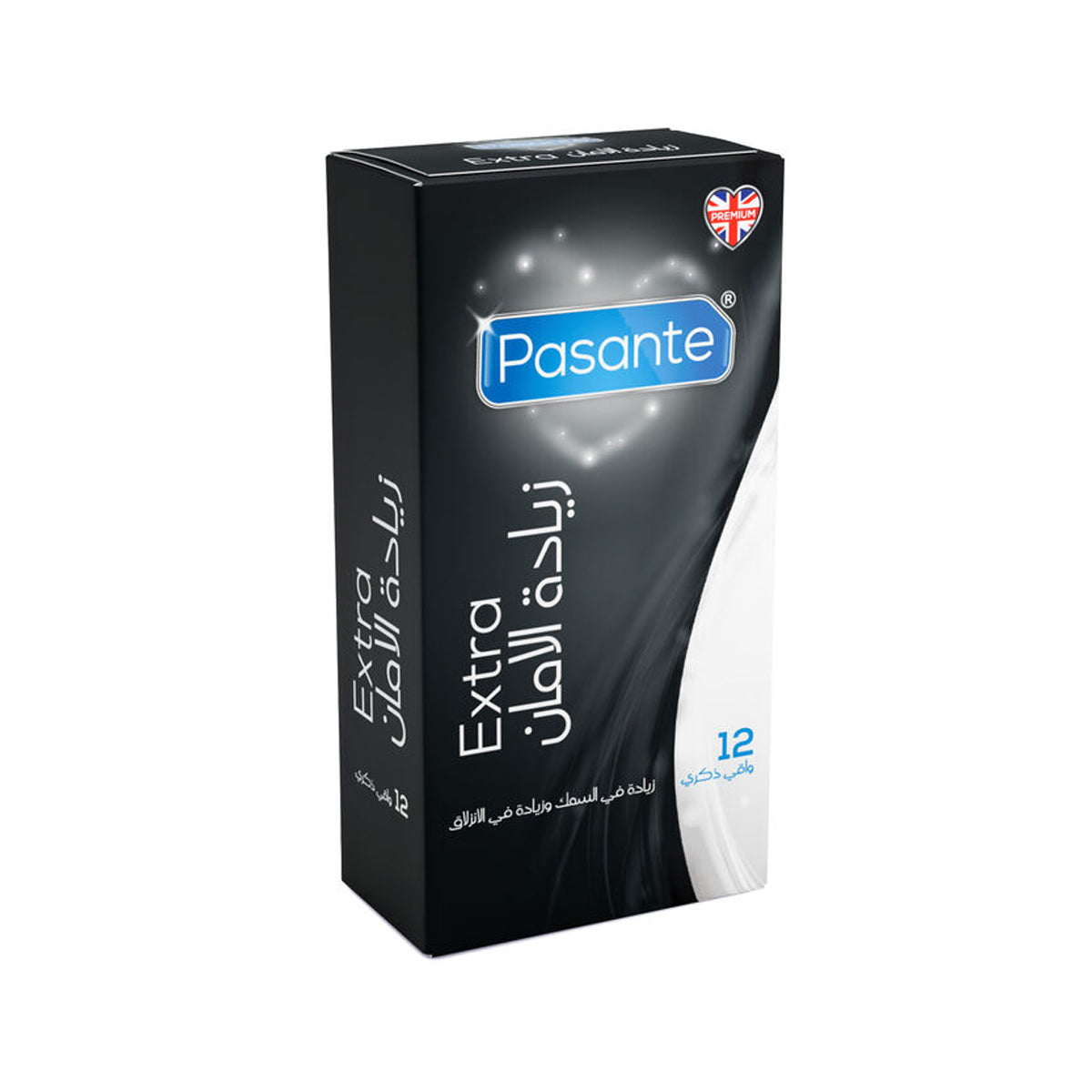Pasante Extra Lubricated Latex Condoms - 12 Pack