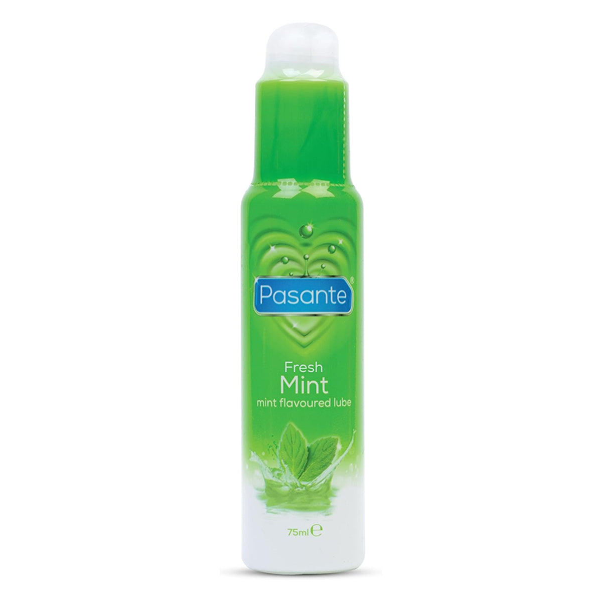 Pasante Fresh Mint Flavored Personal Lubricant - 75ml Water-Based Gel