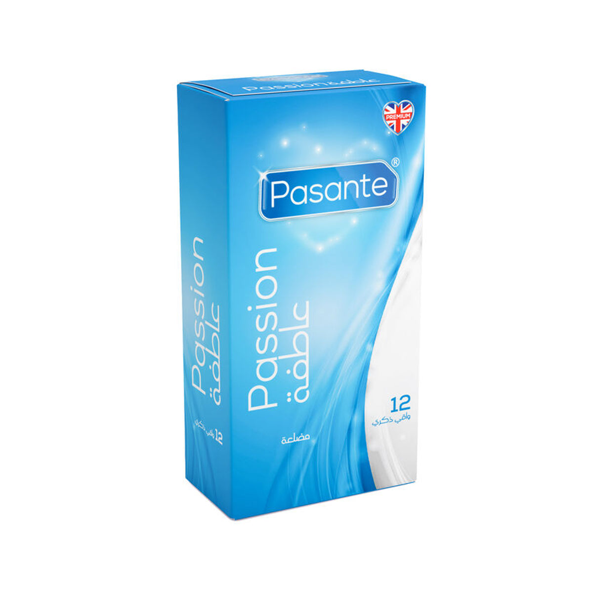 Pasante Passion Flavoured Condoms - 12 Pack Lubricated Latex Contraceptives