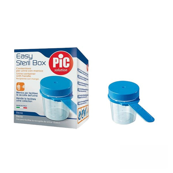 Pic Solution 100ml Graduated Urine Collection Box with Ergonomic Handle for Easy Sampling