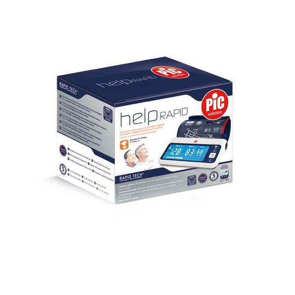 Pic Solution BPM Cuff Check Line M - Easy-to-Use Automatic Upper Arm Blood Pressure Monitor