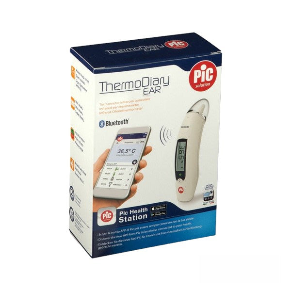 Pic Solution Thermodiary Ear Thermometer – Smart Infrared with App Sync