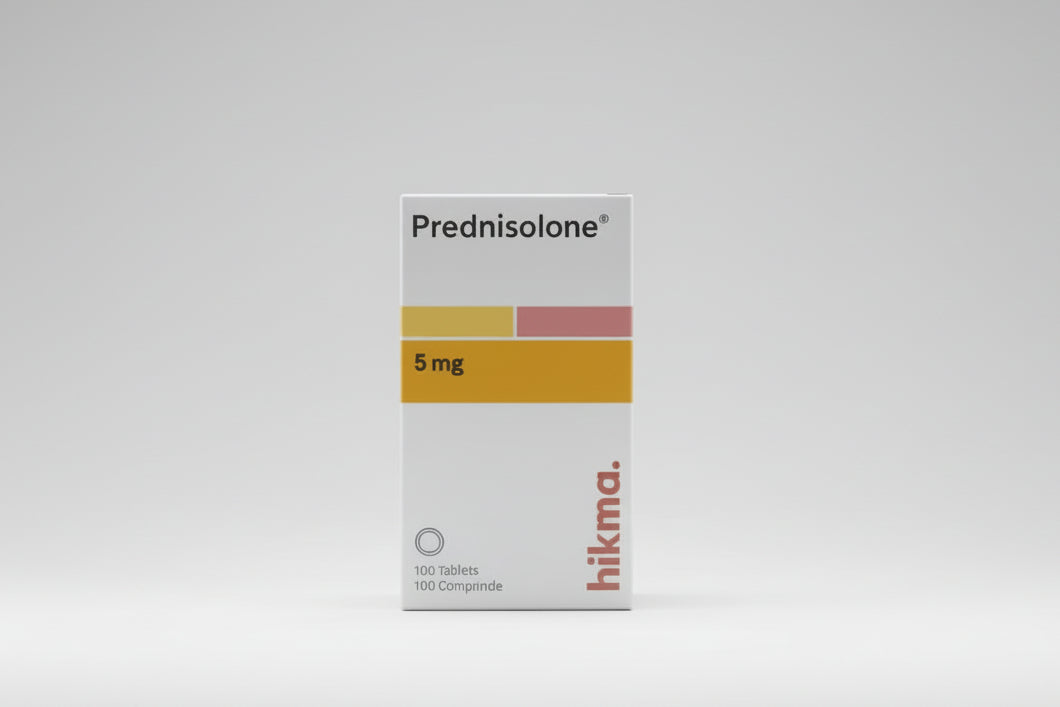 Prednisolone 5 mg tablets corticosteroid anti inflammatory 100 tablets