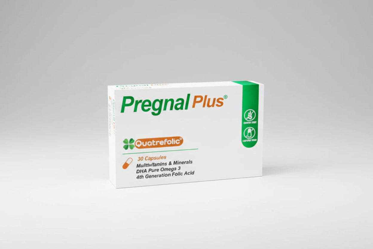 Pregnal Plus prenatal capsules 30 pregnancy multivitamin folic acid iron maternal health supplement Health Boutique