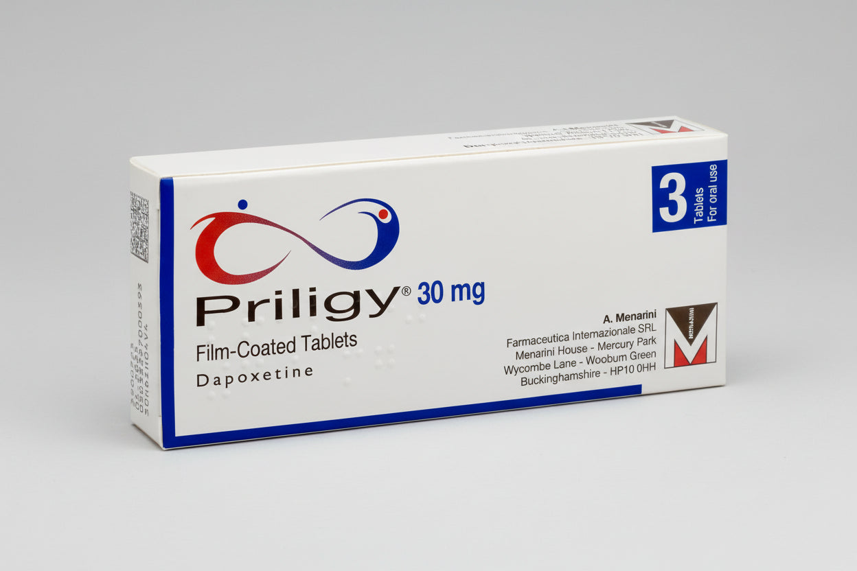 Priligy 30 mg 3 tablets dapoxetine premature ejaculation treatment box