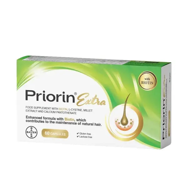 Priorin Extra 60 Capsules – hair growth and hair thinning support supplement | health boutique | Jordan 