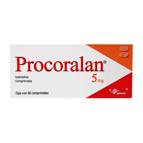 Procoralan 5 mg ivabradine tablet 56 heart rate control prescription medicine