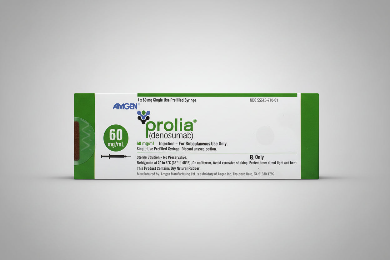 Prolia 60 mg per ml solution for injection denosumab prefilled syringe osteoporosis treatment