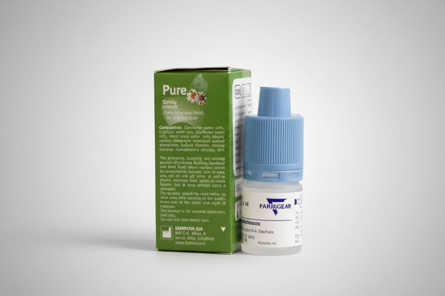 Pure Simply Natural eye drops 10ml lubricating ophthalmic solution bottle box 