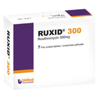 Ruxid 300 mg roxithromycin 7 tablets antibiotic for bacterial infections