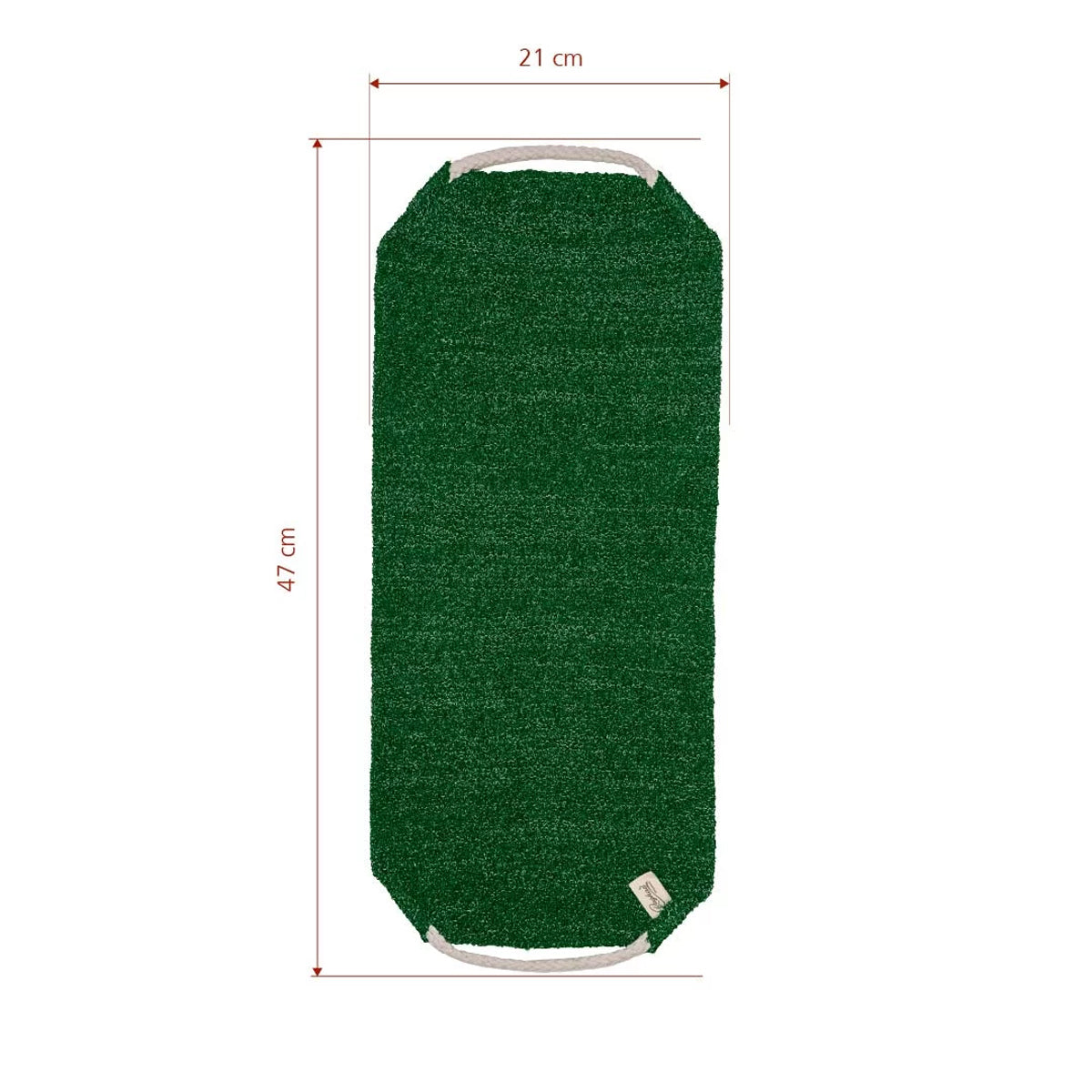 Raghad Organics Cotton Back Cloth organic body exfoliation tool for back care rough skin smoothing Health Boutique