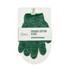 Raghad Organics Cotton Glove organic exfoliating mitt gentle skin smoothing dry skin care tool Health Boutique