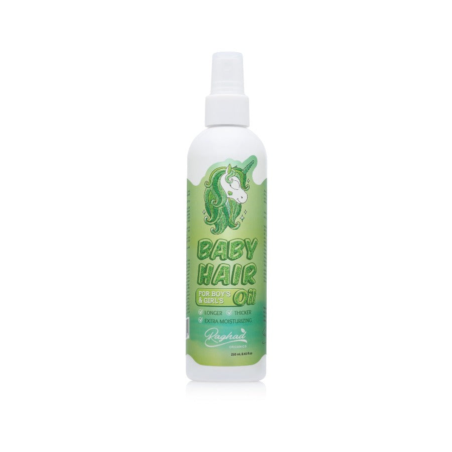 Raghad Organics Kids Hair Oil nourishing children's hair treatment with sweet almond oil and argan oil Health Boutique