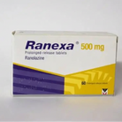Ranexa 500 mg 60 tablets ranolazine prolonged release chronic angina blister pack
