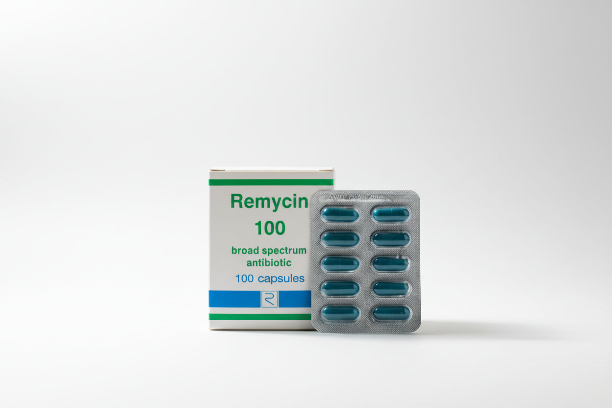 Remycin 100 mg doxycycline 10 capsules for bacterial infection treatment