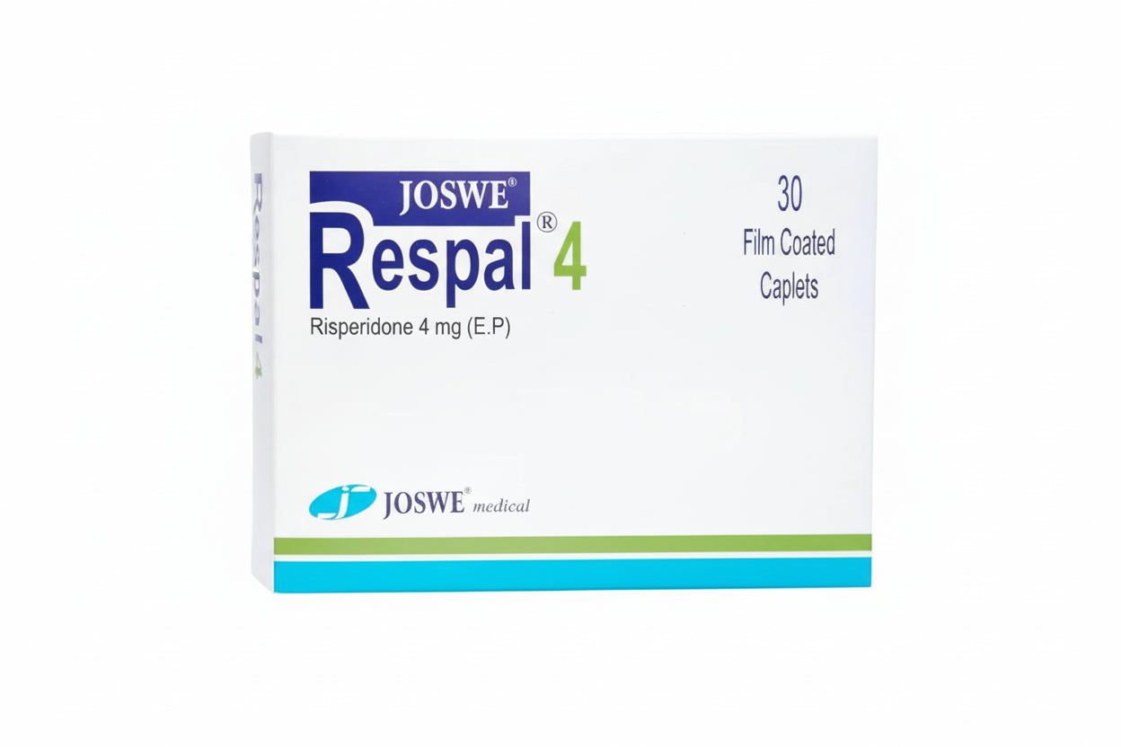 Respal 4 mg tablets 30 risperidone atypical antipsychotic schizophrenia bipolar disorder treatment