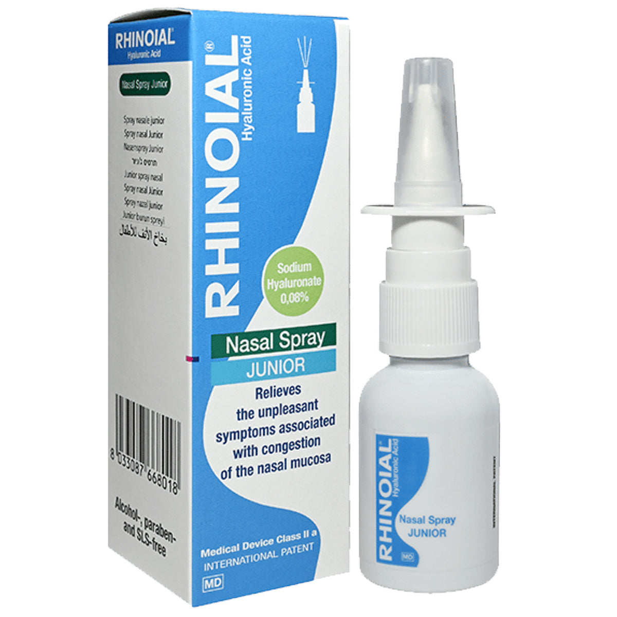 Rhinolal junior nasal spray 20 ml pediatric nasal congestion allergy relief spray