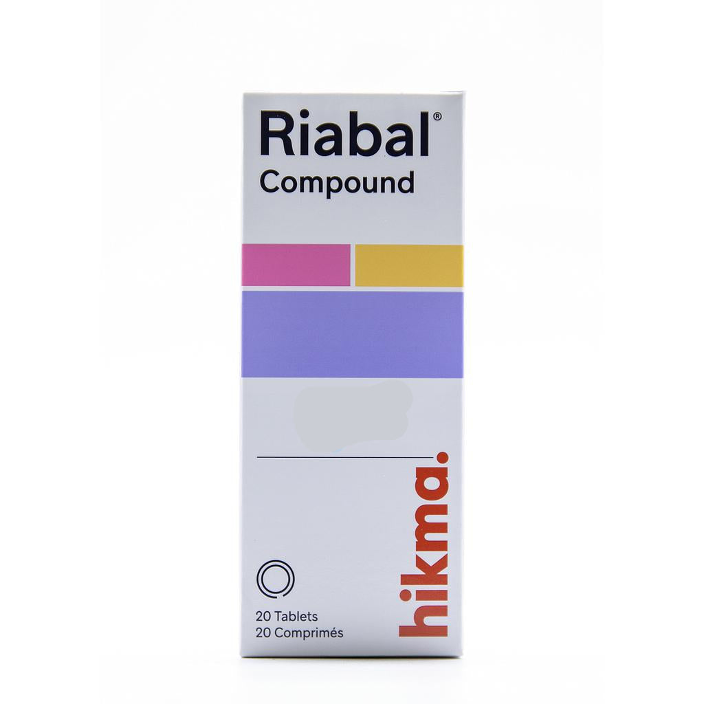 Riabal compound paracetamol 325 mg prifinium bromide 30 mg oral tablets 20 pack Health Boutique