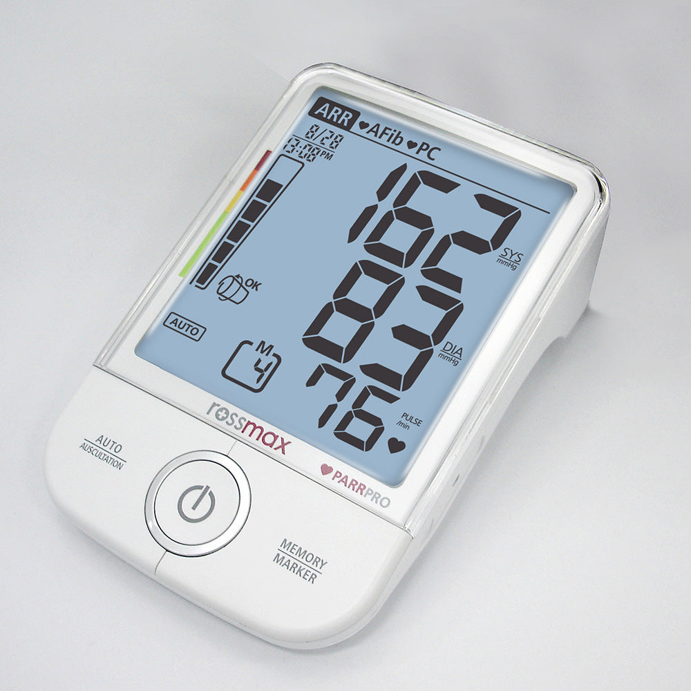 Rossmax X9 BPM Blood Pressure Monitor – PARR PRO professional upper-arm device with AFib detection