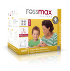 Rossmax Super Mini Nebulizer NB60 – portable piston nebulizer with VAT adjustable valve for efficient respiratory therapy health boutiqe