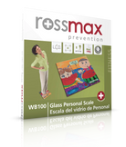 Rossmax WB100 Glass Personal Weight Scale – 180 kg super slim electronic weight scale- Jordan health boutique
