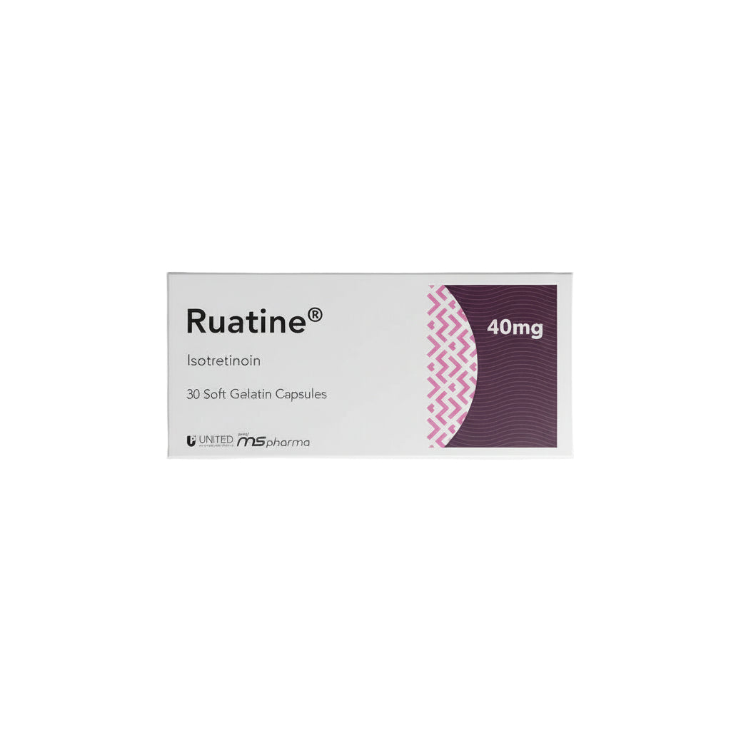 Ruatine 40 mg 30 Soft Gelatin Capsules – Isotretinoin Acne Treatment Jordan -health boutique 