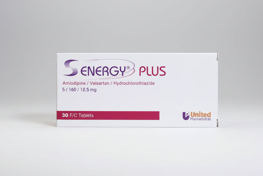 Senergy Plus 5/160/12.5 mg amlodipine valsartan hydrochlorothiazide 30 tablets for blood pressure control therapy