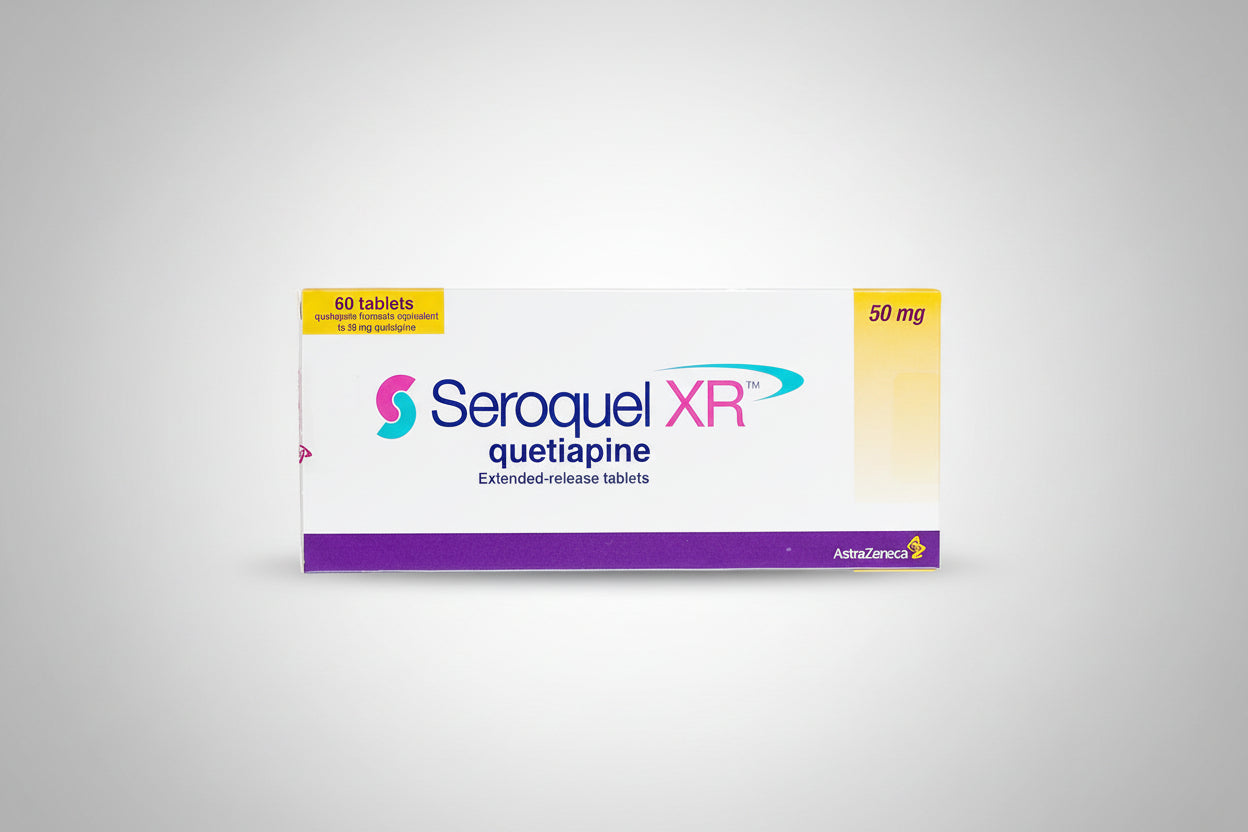 Seroquel XR 50 mg quetiapine extended-release tablets 60