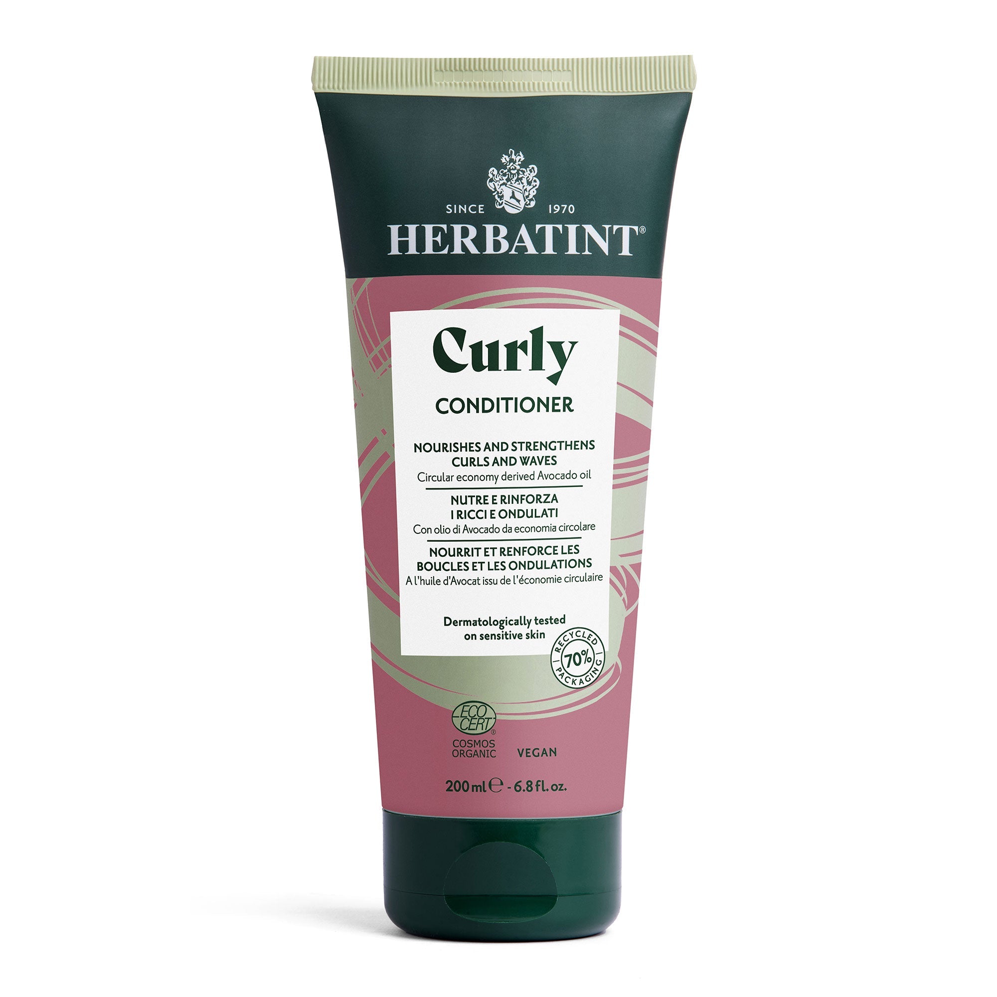 Herbatint Curly Bio Conditioner for Curly Hair 200ml hydrates and defines curls Health Boutique
