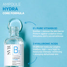 SVR Ampoule Hydra 5 Percent Vitamin B3 Three Hyaluronic Acids Hydrating Serum 30ml Health Boutique
