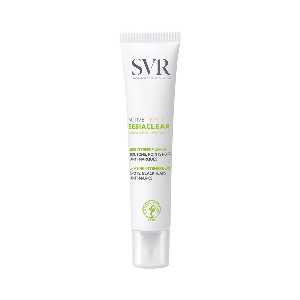 SVR Sebiaclear Active Gel Tinted Niacinamide Salicylic Acid Acne Treatment 40ml Health Boutique