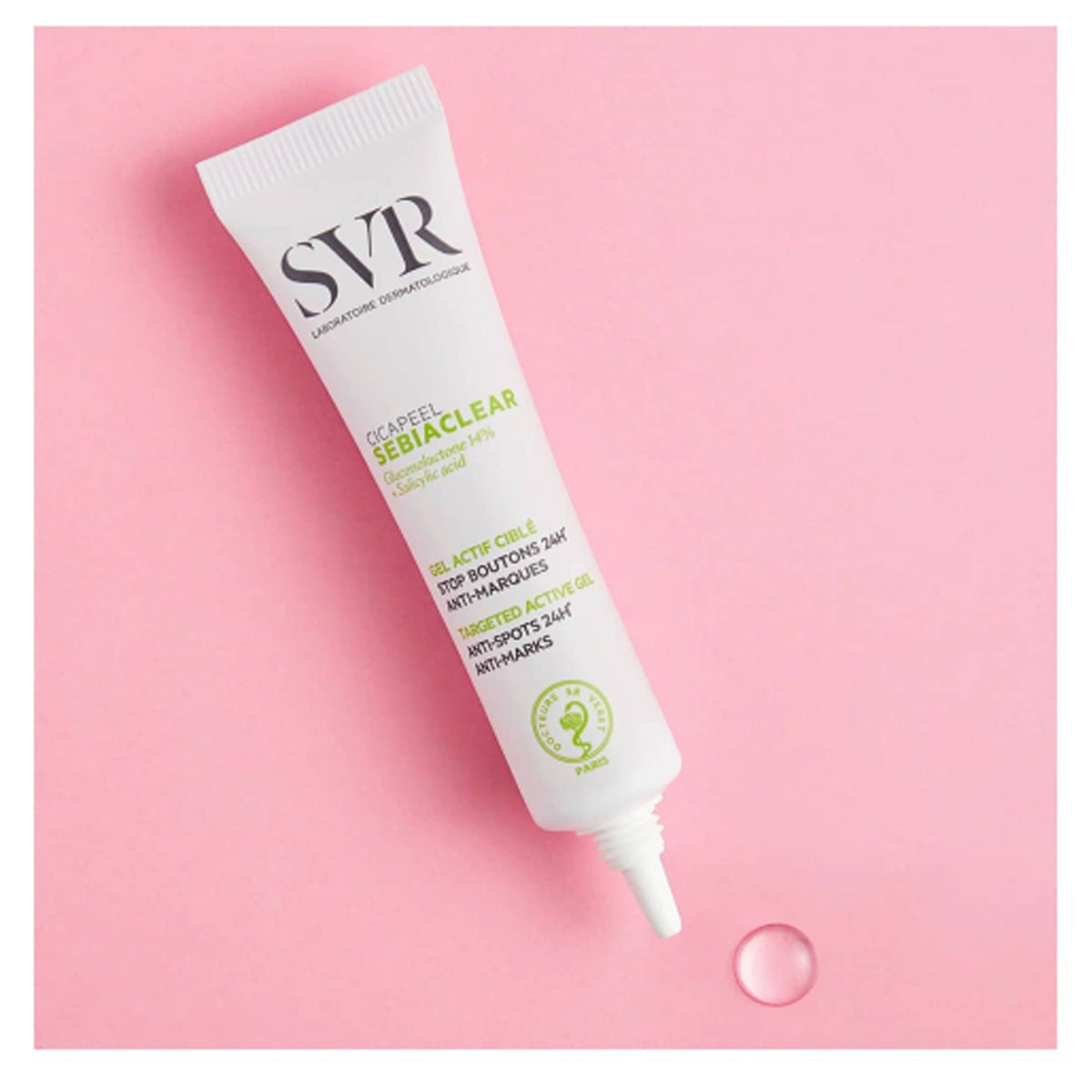 SVR Sebiaclear Cicapeel Gluconolactone Salicylic Acid Acne Spot Treatment Gel 15ml Health Boutique