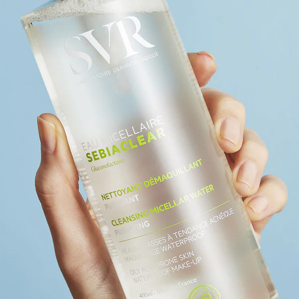 SVR Sebiaclear Micellar Water Gluconolactone PHA Acne Cleansing Makeup Remover 400ml Health Boutique