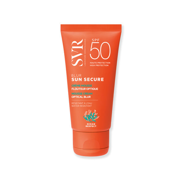 SVR Sun Secure Blur SPF50 Plus Niacinamide Vitamin E Primer Sunscreen Mousse Health Boutique
