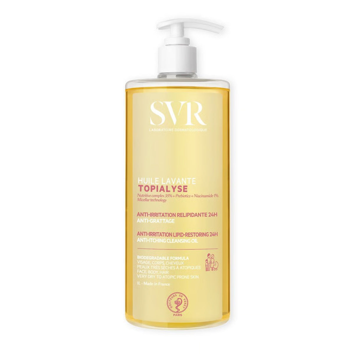 SVR Topialyse Micellar Cleansing Oil Niacinamide 1% Cleansing Oil 1L Health Boutique