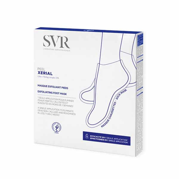 SVR Xerial Peel Foot Mask Urea 5 Percent Exfoliating Callus Removal Treatment 2x20ml Health Boutique