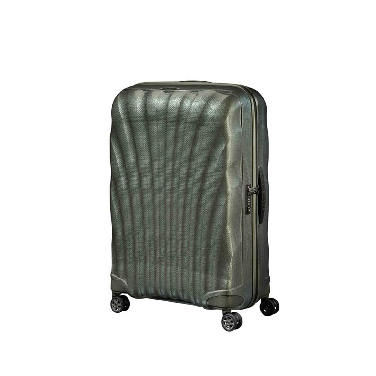 Samsonite C-Lite Spinner 55cm Carry-On Luggage - Metallic Green Lightweight Hardside Suitcase