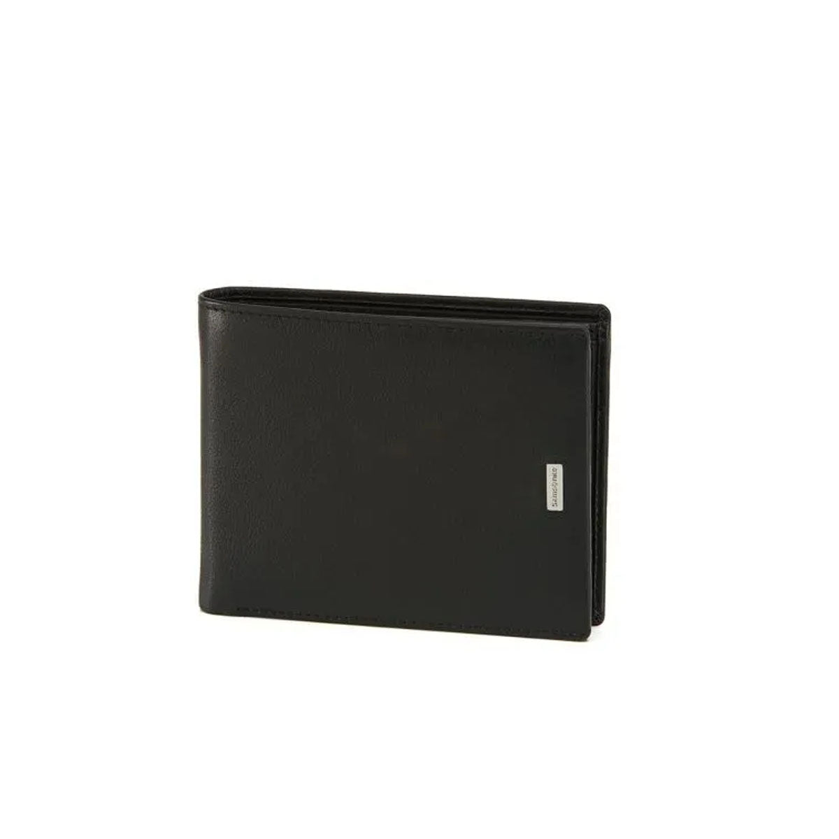 Samsonite NYX 3 SLG 015 Men's Slim Leather Bifold Wallet - Black
