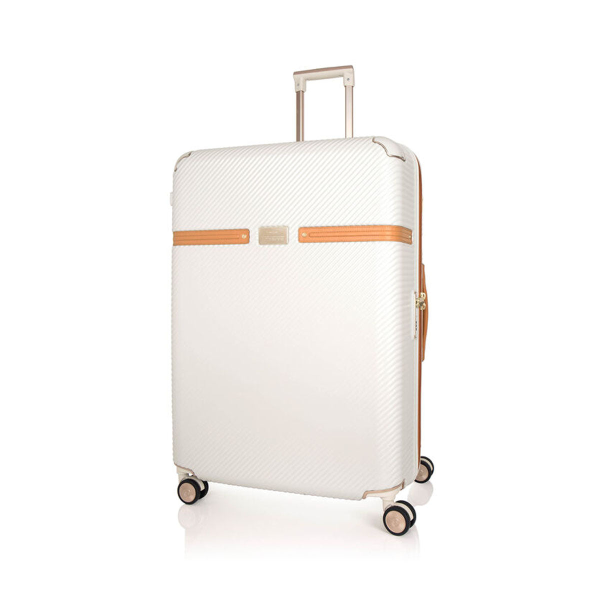 Samsonite SBL Richmond II Spinner Luggage - Off White, Durable Hardside Suitcase with TSA Lock